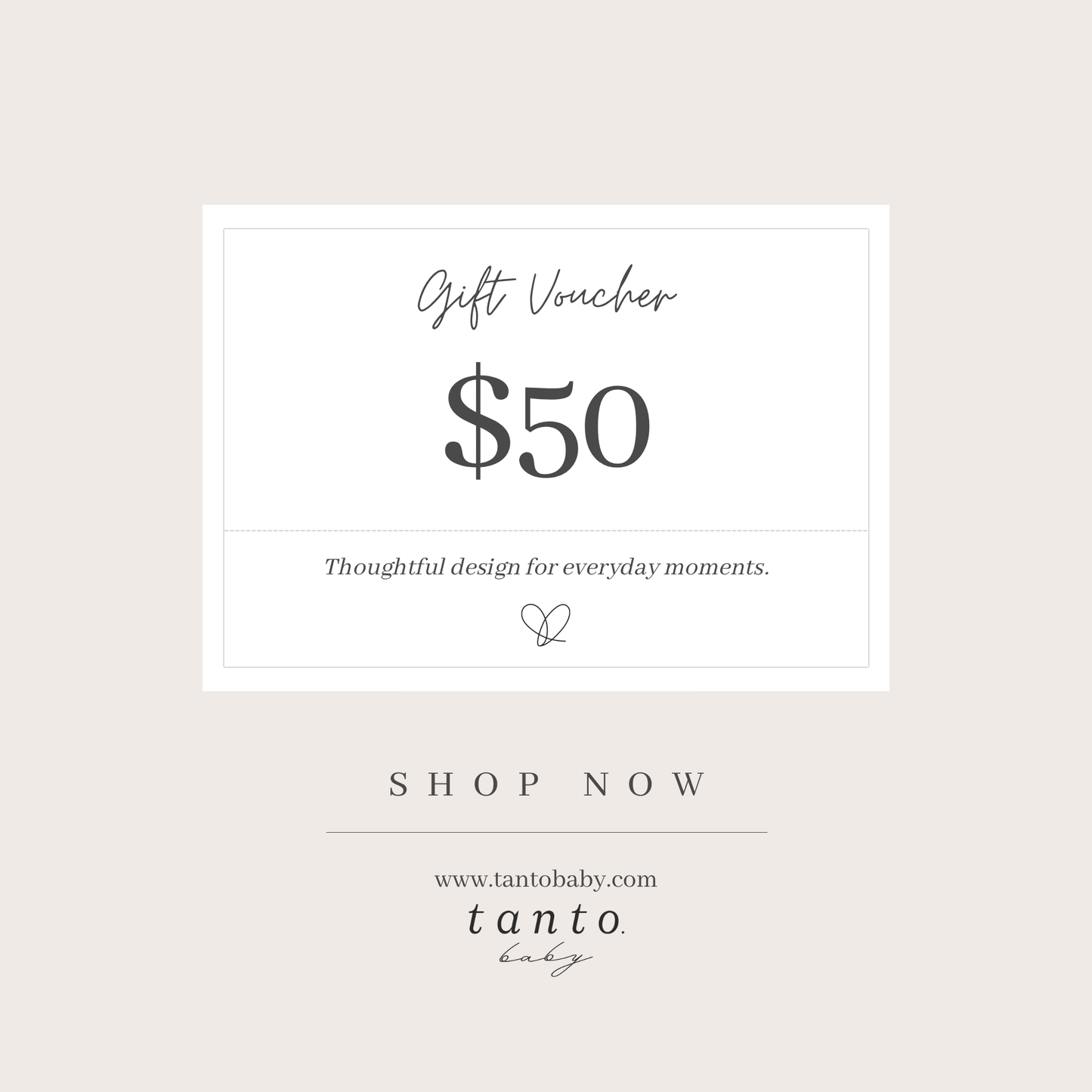 Tanto Baby Gift Card